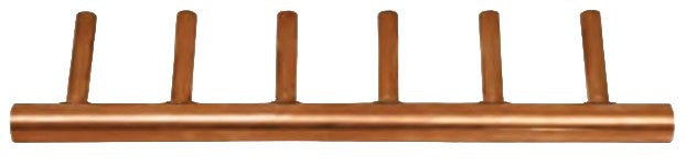 3 Copper Branch Manifold Type L
6" Center 18" Long