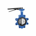 Titan wafer butterfly valve with nickel plater disc and EPDM seat