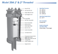 2" Cla-Val 39BWW (316SS, THREADED, WASTEWATER SERVICE)